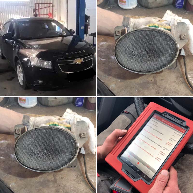 Удалили катализатор на Chevrolet Cruze
