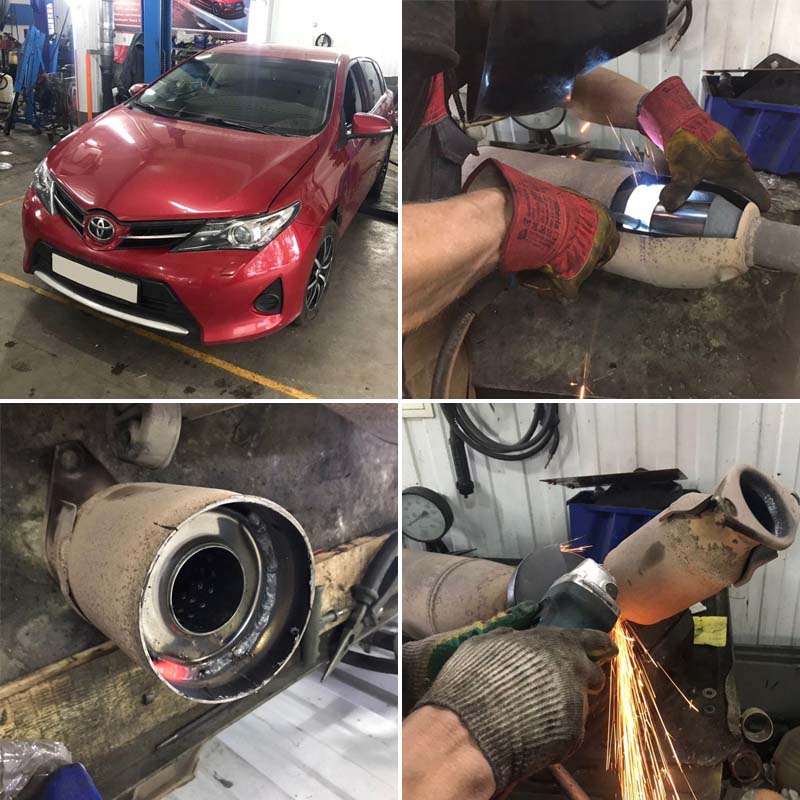 Удалили катализатор на Toyota