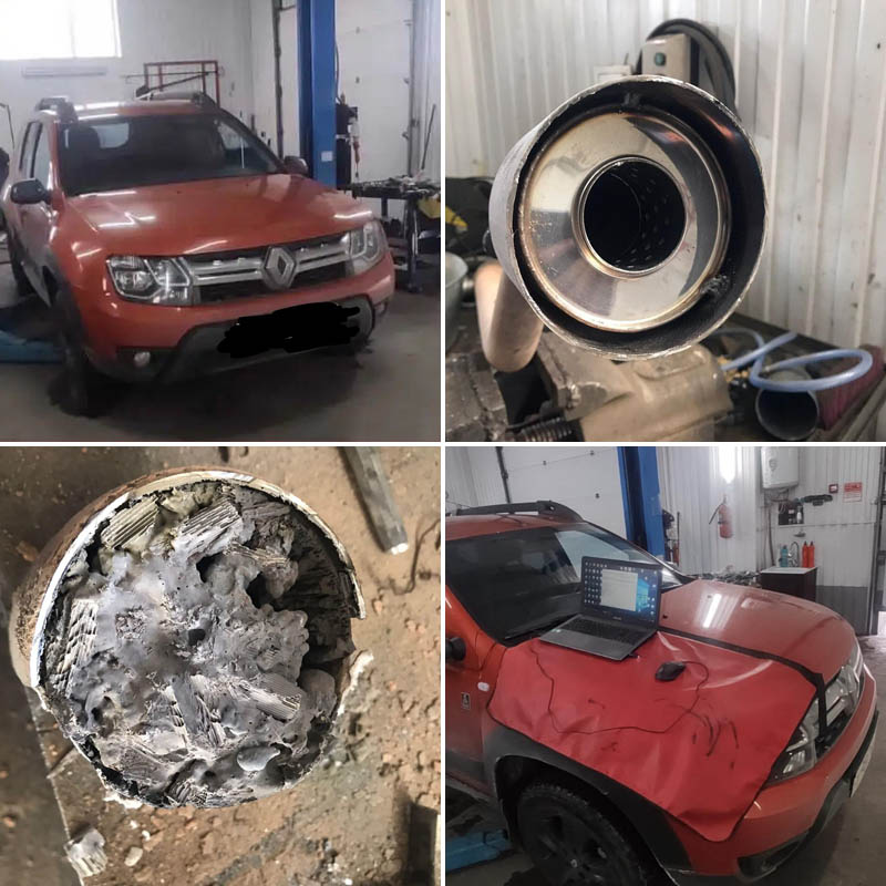 Удалили катализатор на Renault Duster