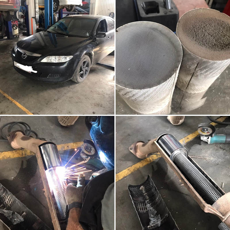 Удалили катализатор на Mazda 6