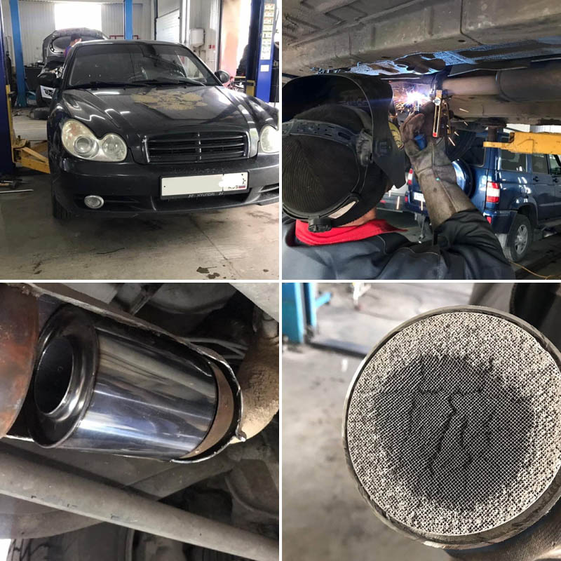 Удалили катализатор на Hyundai Sonata